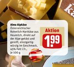 Alma Alpkäse Angebote bei REWE Dorsten für 1,99 €