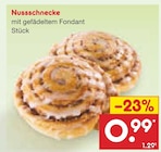 Nussschnecke bei Netto Marken-Discount im Seehausen Prospekt für 0,99 €