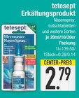 Erkältungsprodukt von tetesept im aktuellen EDEKA Prospekt für 2,79 €