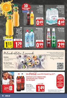 Coca Cola im EDEKA Prospekt "Aktuelle Angebote" mit 26 Seiten (Siegburg)