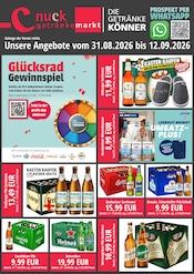 Bier im Nuck Getränke Prospekt in Bautzen Aktueller Nuck Getränke Prospekt mit Bier, "DIE GETRÄNKEKÖNNER", Seite 1