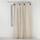 Rideau à passants Cyrine 140x240cm en promo chez Maxi Bazar Grasse à 19,99 €