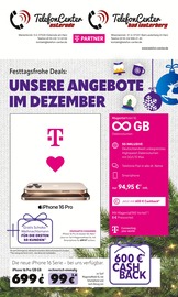 Aktueller Telefon Center Bad Lauterberg Elektromarkt Prospekt in Bad Lauterberg und Umgebung, "Festtagsfrohe Deals: UNSERE ANGEBOTE IM DEZEMBER" mit 12 Seiten, 04.12.2024 - 31.12.2024