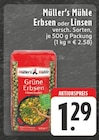 EDEKA Hagen - Grüne Erbsen Angebot im Prospekt Grüne Erbsen bei EDEKA im Hagen Prospekt für 1,29 €