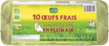 10 œufs frais - SIMPLEMENT BON ET BIO en promo chez Aldi 10 œufs frais - SIMPLEMENT BON ET BIO dans le catalogue Aldi