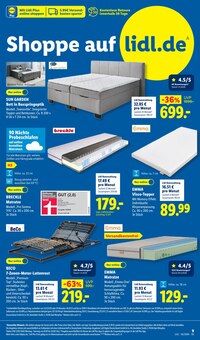 Bett im Lidl Prospekt "LIDL LOHNT SICH" mit 73 Seiten (Reutlingen)