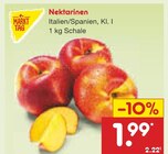 Aktuelles Nektarinen Angebot bei Netto Marken-Discount in Hannover ab 1,99 €