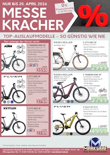 Zweiradcenter Markgraf & Linn GmbH Prospekt MESSE KRACHER mit 2 Seiten