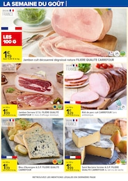 Prix et réduction Jambon serrano dans le prospectus Carrefour en cours Offre Jambon serrano dans le catalogue Carrefour du moment à la page 18