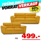 Phoenix 3-Sitzer + 2-Sitzer Sofa bei Seats and Sofas im Wildau Prospekt für 499,00 €