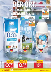 Vollmilch im Netto Marken-Discount Prospekt "Aktuelle Angebote" mit 51 Seiten (Leipzig)