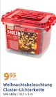 Weihnachtsbeleuchtung Cluster-Lichterkette von  im aktuellen Action Prospekt für 9,95 €