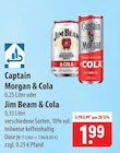 Captain Morgan & Cola Angebote bei famila Nordost Pinneberg für 1,99 €