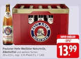 Hefe-Weißbier Naturtrüb oder Alkoholfrei bei EDEKA im Rottweil Prospekt für 13,99 €