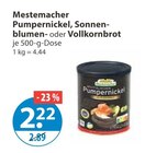 Pumpernickel, Sonnenblumen- oder Vollkornbrot von Mestemacher im aktuellen V-Markt Prospekt für 2,22 €