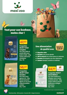 Catalogue Maxi Zoo de la semaine 10, "Tout pour son bonheur, mois cher !", page 1, 05/03/2026 - 29/03/2026 Prospectus Maxi Zoo en cours, "Tout pour son bonheur, mois cher !", page 1 sur 6