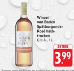 Spätburgunder Rosé halbtrocken bei Trinkgut im Wiesloch Prospekt für 3,99 €