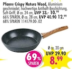 Aktuelle Pfanne Angebote bei SB Möbel Boss in Salzgitter Aktuelles Pfanne Crispy Natura Wood Angebot bei SB Möbel Boss in Salzgitter ab 8,99 €