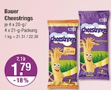 Gouda im V-Markt Prospekt Cheestrings von Bauer im aktuellen V-Markt Prospekt für 1,79 €