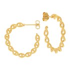 Boucles d'oreilles en plaqué or spirale en promo chez Le Manège à Bijoux Boucles d'oreilles en plaqué or spirale dans le catalogue Le Manège à Bijoux