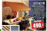 Balkon-Spannmarkise Angebote von ESPRIMA HOME bei Schaub Vertriebs GmbH Villingen-Schwenningen für 490,00 €