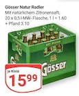 Aktuelles Natur Radler Angebot bei GLOBUS in Herne ab 15,99 €