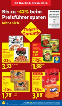 Coca Cola im Lidl Prospekt "LIDL LOHNT SICH" mit 68 Seiten (Gummersbach)