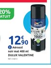 Aérosol noir mat - DULUX VALENTINE - Mr.Bricolage à Saintes Aérosol noir mat - DULUX VALENTINE en promo chez Mr.Bricolage Saintes à 12,90 €