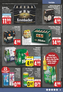 Krombacher im aktuellen EDEKA Prospekt (Paderborn) Krombacher im EDEKA Prospekt "Aktuelle Angebote" mit 26 Seiten (Paderborn)