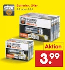 Batterien, 24er Angebote von Star bei Netto Marken-Discount Rheda-Wiedenbrück für 3,99 €