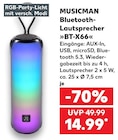 Bluetooth-Lautsprecher »BT-X66« Angebote von MUSICMAN bei Kaufland Sankt Augustin für 14,99 €