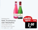Sekt Angebote von Rotkäppchen bei Konsum Pirna für 1,00 €