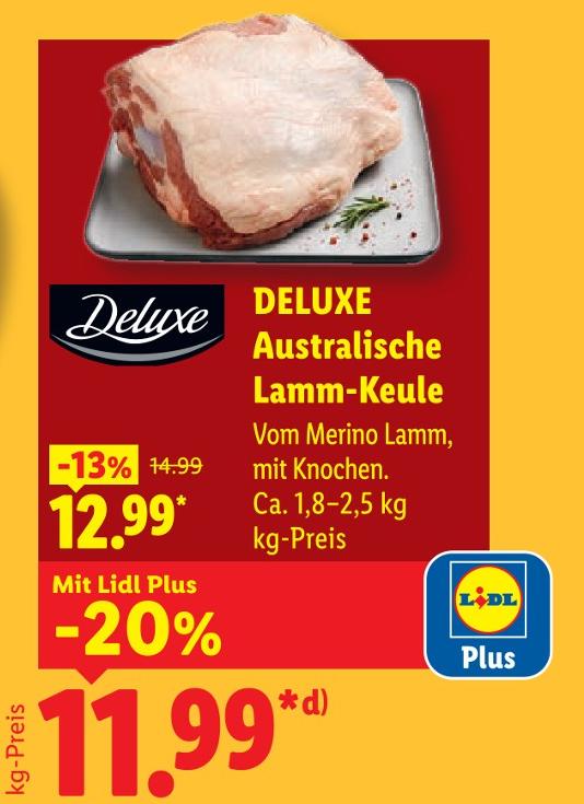 Australische Lamm-Keule