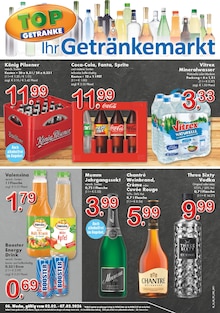 Bier im TOP Getränke Prospekt "Aktuelle Angebote" mit 4 Seiten (Rheda-Wiedenbrück)