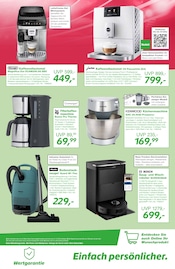 Aktueller EP: Prospekt mit Kaffeevollautomat, "WOHNZIMMER MEISTERSCHAFT - wir laufen uns schon warm!", Seite 11