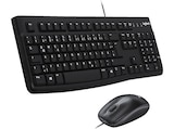 MK120, Tastatur & Maus Set, kabelgebunden, Schwarz von LOGITECH im aktuellen MediaMarkt Saturn Prospekt für 22,99 €