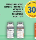 Promo 30% avec la carte ticket e.Leclerc gammes kératine, vitalité - immunité, vitamine & minéraux. Cosmétique biocyte(1) à  dans le catalogue E.Leclerc à L'Aigle