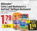 Trinkgut Garbsen - Echte Land-Bockwurst Angebot im Prospekt Echte Land-Bockwurst bei Trinkgut im Garbsen Prospekt für 1,59 €
