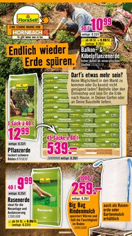 Gartenerde im Hornbach Prospekt "Du willst es. Dann bau es." mit 36 Seiten (Krefeld)