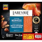 Saumon fumé "Offre Spéciale Lot de 2" - LABEYRIE en promo chez Carrefour Saumon fumé "Offre Spéciale Lot de 2" - LABEYRIE dans le catalogue Carrefour
