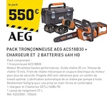 Promo PACK TRONÇONNEUSE ACS18B30 + CHARGEUR ET 2 BATTERIES 6AH HD à 550,00 € dans le catalogue Tout Faire à Livernon