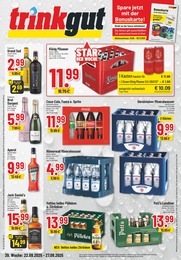 Trinkgut Prospekt für Kempen: "Aktuelle Angebote", 6 Seiten, 22.09.2025 - 27.09.2025