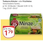 Kräutertee Angebote von Teekanne bei GLOBUS Oberhausen für 1,79 €