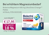 Magnesium im Angebot bei mea - meine apotheke in Braunschweig Magnesium Angebote von Biolectra bei mea - meine apotheke Braunschweig für 17,95 €