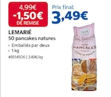 50 pancakes natures - LEMARIE dans le catalogue Costco