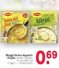 Suppe mit Rind im Angebot bei E center in Wiesbaden Suppe mit Rind Angebote von Maggi bei E center Wiesbaden für 0,69 €