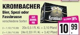 Aktuelle Krombacher Angebote bei E center in Neuendorf (Elmshorn) Aktuelles Bier, Spezi oder Fassbrause Angebot bei E center in Neuendorf (Elmshorn) ab 10,99 €