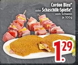 Cordon Bleu oder Schaschlik-Spieße von  im aktuellen EDEKA Prospekt für 1,29 €