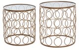 Lot de 2 tables café doré en promo chez Bricorama Lot de 2 tables café doré dans le catalogue Bricorama