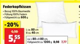 Federkopfkissen im Angebot bei Thomas Philipps in Tübingen Federkopfkissen Angebote bei Thomas Philipps Tübingen für 5,55 €